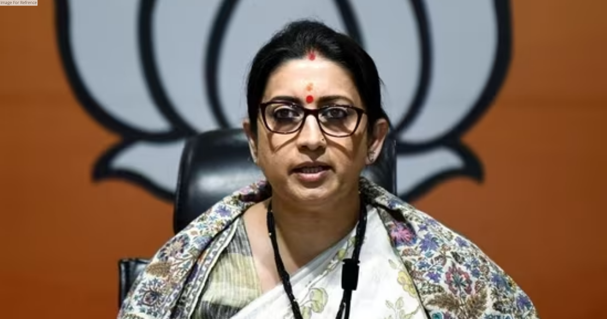 “Opposition running away from discussion over Manipur issue”: Smriti Irani